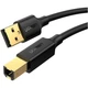 Кабель для принтера USB 2.0 AM/BM 3.0m US135 black Ugreen (10351) - изображение 2