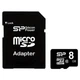 Карта памяти Silicon Power 8GB microSD class 10 (SP008GBSTH010V10SP) - изображение 1