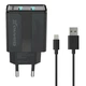 Зарядное устройство Grand-X 5V 2,1A Black + cable USB-Lightning (CH15LTB) - изображение 1