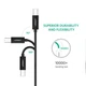 Кабель для принтера USB-C 2.0 to BM 2.0m US241 black Ugreen (50446) - зображення 2