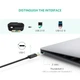 Кабель для принтера USB-C 2.0 to BM 2.0m US241 black Ugreen (50446) - зображення 3
