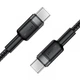 Дата кабель USB-C to USB-C 1.2m 60W black Acefast (6974316285137) - изображение 2