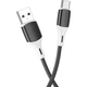 Дата кабель USB 2.0 AM to USB-C 1.0m 3A silicone BX79 black BOROFONE (6974443384789) - изображение 2