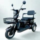 Электроскутер трехколесный EVOBIKE Luna TRIO PRO 1200W 60V 20Ah (2026) со съемным графеновым аккумулятором и пассажирским сиденьем | Черный - изображение 2