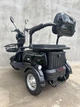 Электроскутер трехколесный EVOBIKE Luna TRIO PRO 1200W 60V 20Ah (2026) со съемным графеновым аккумулятором и пассажирским сиденьем | Черный - изображение 7