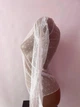 Прозора кофтинка в ромбики з декоративними рукавами Honey Fashion Accessories XS/S білий (10-144) - зображення 4