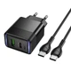 Адаптер сетевой HOCO Lounge C to C cable charger set CS112A |1A/1C, 30W/3A, PD/QC| 5262145 - изображение 1