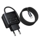 Адаптер сетевой HOCO New charger with Type-C cable C164A |1USB, 30W/3A, PD/QC| 5262142 - изображение 4