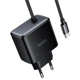 Адаптер сетевой HOCO New charger with Type-C cable C163A |25W/3A, PD3.0/QC| 5262141 - изображение 7