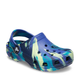 Дитячі крокси Crocs Kids' Classic Marbled Clog Navy/Turbo Teal (36-37, синій) - изображение 3