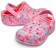 Дитячі крокси для дівчинки Crocs Baya Printed Lined Clog K Pink (32/33, рожевий) - изображение 1