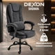 Кресло компьютерное FC-04-1 DEXON SIGMA из велюра, с поясничной подушкой, Темно-серый - изображение 2