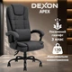 Кресло компьютерное FC-04-1 DEXON AРЕX из ткани, с поясничной подушкой, Темно-серый - изображение 2