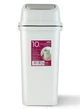 Відро для сміття MVM BIN-12 сіре 10л (BIN-12 10L GRAY) - изображение 1