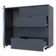 Комод Doros С1 41510069 Графіт 100х38,1х81,2см (1782247683) - изображение 2