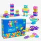 Конструктор Magic Gummy Bloc 56 деталей — м’які силіконові блоки - зображення 3