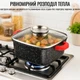 Кастрюля A-PLUS 3.2 л (1472) Квадратная с Мраморным покрытием - изображение 9