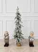 Ялинка лита засніжена Forest Elf Snow 120 см вузька в мішковині - зображення 3