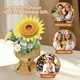 Конструктор-головоломка Cubic Fun 3D Puzzle Букет цветов Подсолнух 102 эл, W3303H - изображение 7