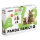 Картонний конструктор Cartonic 3D Puzzle Panda Family (CARTPANDAFAM) - зображення 2