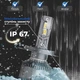 Світлодіодні автолампи H4 Carlamp Crystal Vision мініатюрні лампи сумісні на 99% з вашим авто 5500 Lm 6000 K (CVH4) - зображення 8