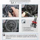 Светодиодные автолампы H11 CARLAMP Ultra Vision лампы с освещением на 150+ метров для вашего авто 12000Lm 6500K (UVH11) - изображение 2