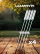 Набір для барбекю подарунковий чоловічий в кейсі BBQ Tools Set R набір шампурів в упаковці посилений - зображення 5