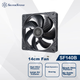 Вентилятор Silverstone Shark Black SF140B 140 мм PWM - зображення 9