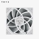 Вентилятор TRYX (Chuangkexingxi) ROTA Dark Star PRO 120 мм, высокопроизводительный, белый (подшипник FDB/лопасти LCP/низкий уровень шума/корпусный вентилятор/компьютерный компонент) - изображение 2
