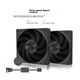 Комплект из 3 вентиляторов PcCooler F5R120 120 мм PWM Black - изображение 7