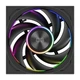 Вентиляторы PcCooler Light Wing F7 X120 ARGB 120 мм PWM, 3 шт Black - изображение 4