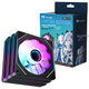 Вентилятор Thermaltake Steel Shadow Lens 12 ARGB 120 мм PWM Black - изображение 8