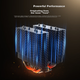 Кулер IDCOOLING Frost 620 Black Gold, двобаштовий, 6 теплових трубок - зображення 3