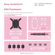 Система водяного охолодження ID-COOLING Frostflow 240 ARGB Pink Limited Edition - зображення 6