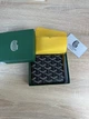 Гаманець Goyard монограмний чоловічий гаярд у фірмовій коробкці Гоярд чорний - зображення 2