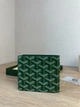Гаманець Goyard монограмний чоловічий гаярд у фірмовій коробкці Гоярд зелений - зображення 3
