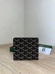 Гаманець Goyard монограмний чоловічий гаярд у фірмовій коробкці Гоярд чорно-коричневий - зображення 4