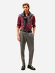 Рубашка хлопковая мужская Tommy Hilfiger 699531649 XL Бордовая (1161243534) - изображение 3