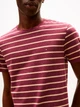Футболка хлопковая длинная мужская Tommy Hilfiger 876068355 M Бордовый/Бежевый (1161369085) - изображение 4