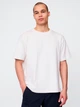 Футболка хлопковая длинная мужская GAP 531042625 2XL Молочная (1161377128) - изображение 1