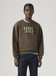 Свитшот на флисе мужской Levi`s 875798075 XL Коричневый (1159861361) - изображение 3