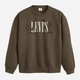 Свитшот на флисе мужской Levi`s 875798075 XL Коричневый (1159861361) - изображение 5