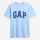 Футболка бавовняна довга чоловіча Gap 654206592 XXL Блакитна (1161094978) - зображення 4