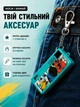 Камера брелок цифровая мини ретро 1080P Full HD фотоаппарат карманный с IPS экраном 0.96 дюйма для фото видео детей путешествий USB Type-C поддержка microSD TF компактная легкая портативная винтажная на шею ключи бирюзовая - изображение 7