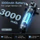 Портативный массажный пистолет 8000 об/мин с 5 насадками и аккумулятором 3000 мАч - изображение 2