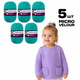 Упаковка 5 шт., Candy-yarn Micro Velour, Малахіт №24, мікровелюр 40 г/100 м, плюшева пряжа для в’язання іграшок, амігурумі та пледів - зображення 1