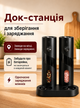 Мельница для специй перца соли электрическая аккумуляторная мельница набор 2 шт солонка и перечница электрическая на USB для измельчения с подсветкой подставкой для зарядки OnePro 74048 - изображение 2