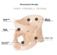 Шийний бандаж Moniu, підтримка шийного відділу хребта, медична післяопераційна фіксація шиї, дихаючий шийний комір для домашнього використання, коректор постави голови вперед - изображение 8
