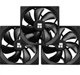 Набор вентиляторов Thermalright TL-C14C X3 140mm PWM 1500RPM 3 шт тихие кулеры для корпуса ПК - изображение 1