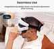 Крепление KIWI design H4 Halo Strap для Meta Quest 3 / 3S, регулируемый VR ремешок - изображение 2